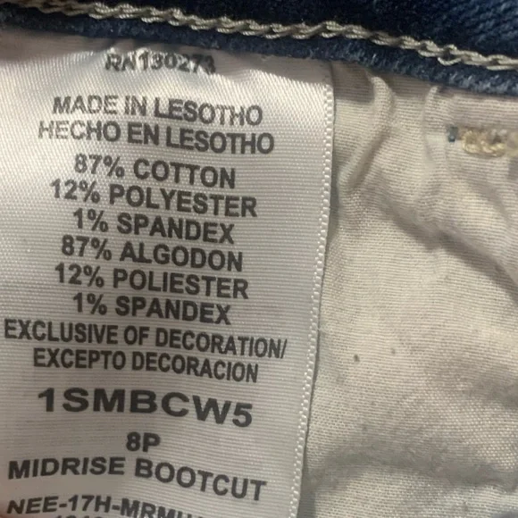 Riders by Lee Midrise Bootcut Jeans 8P - Picture 8 of 8